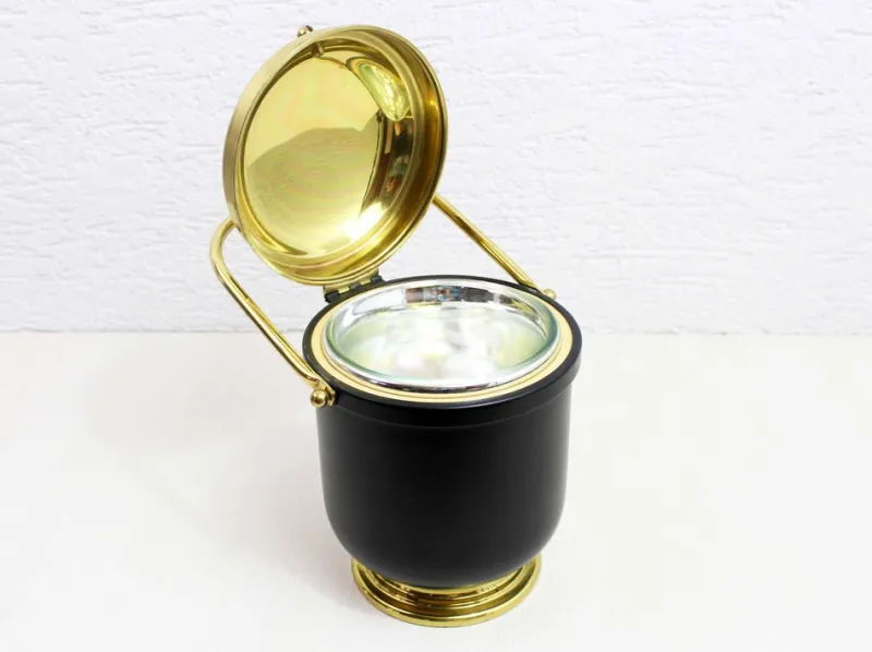 Pamono vintage Italian Macabo Ice Bucket, 1970> Ice Buckets & Wine Coolers