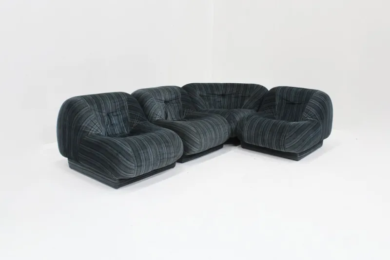 Discount Pamono Vintage Italian Modular Sectional Sofa 1970s, Set of 4