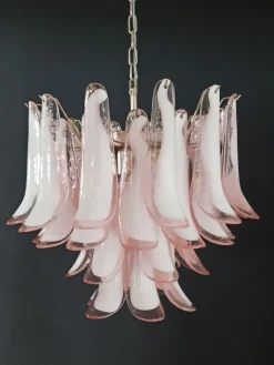 Hot Pamono Vintage Italian Murano Chandelier from Mazzega, 1990