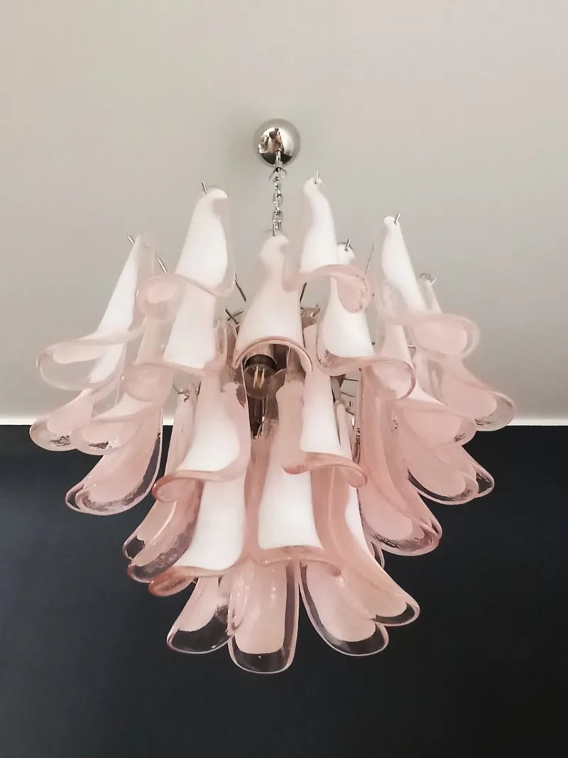 Hot Pamono Vintage Italian Murano Chandelier from Mazzega, 1990