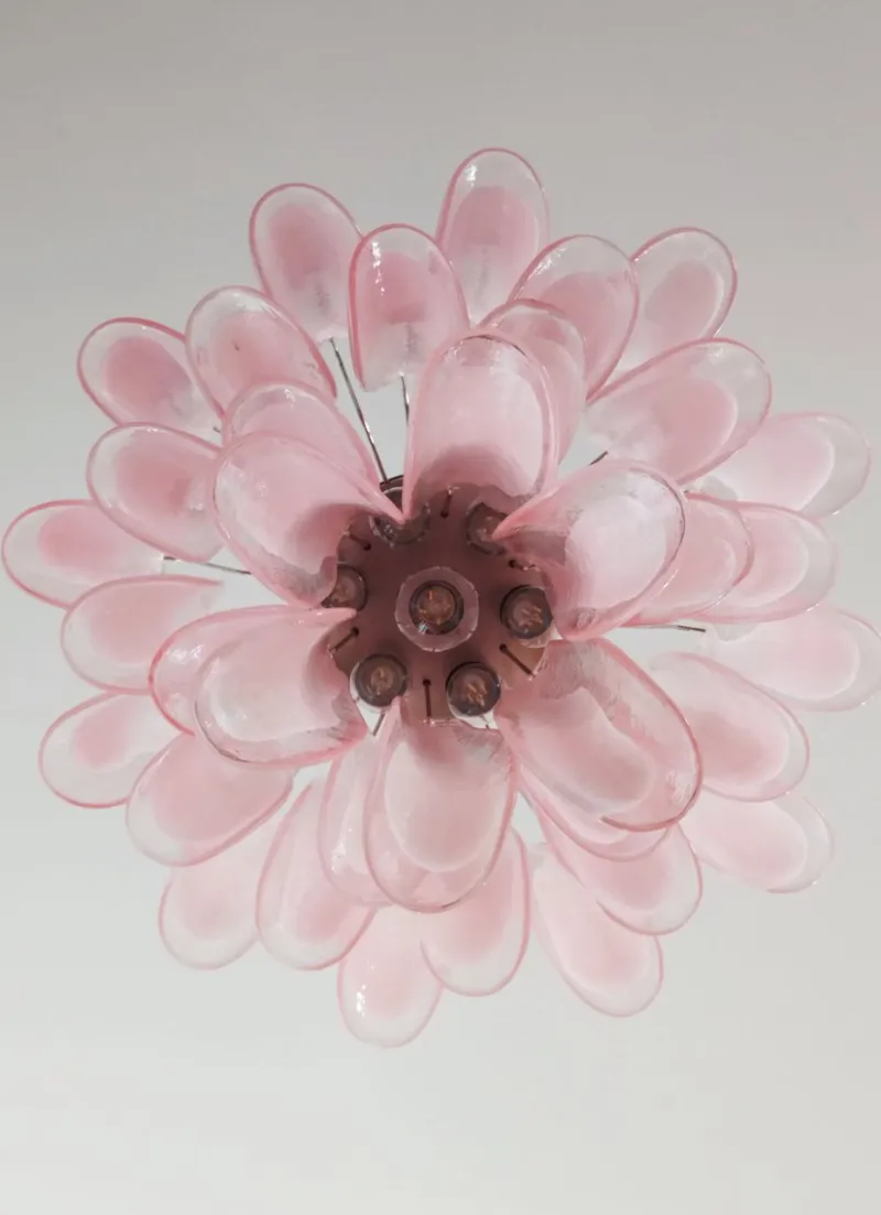 Hot Pamono Vintage Italian Murano Chandelier from Mazzega, 1990
