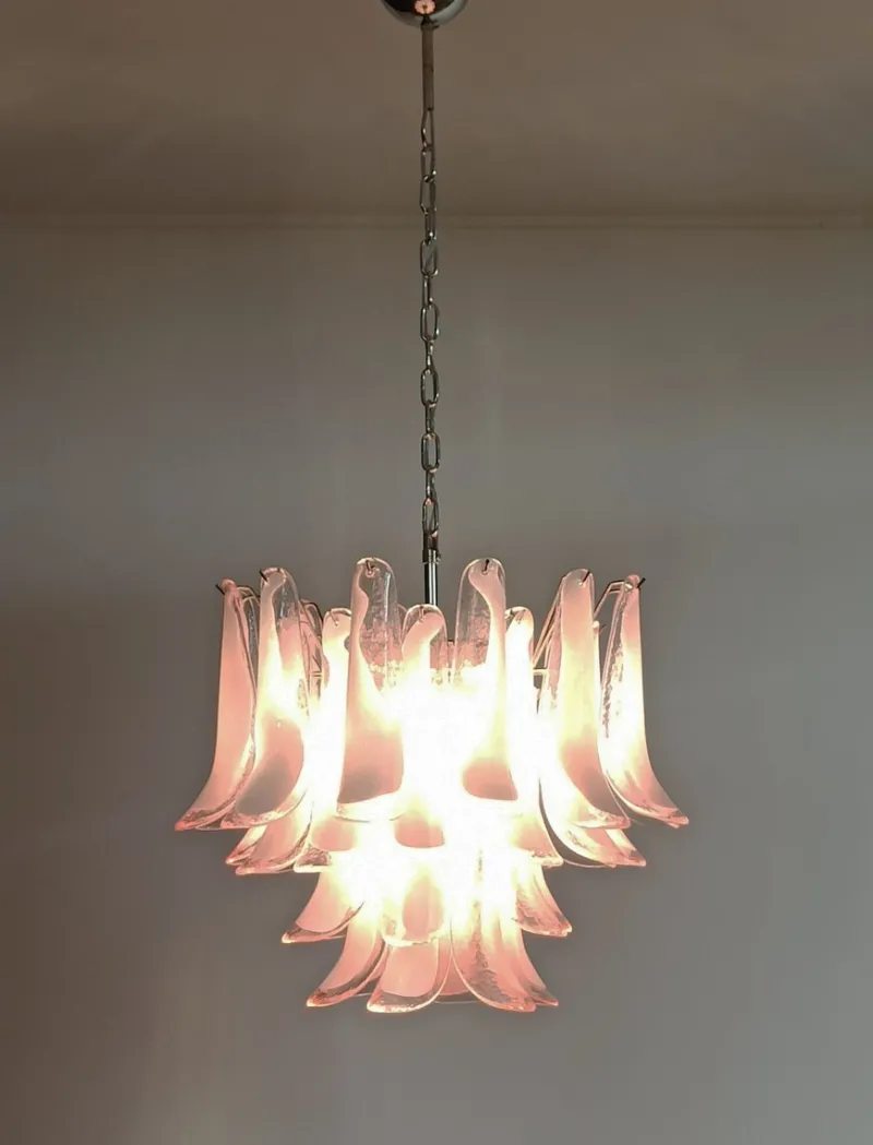 Hot Pamono Vintage Italian Murano Chandelier from Mazzega, 1990
