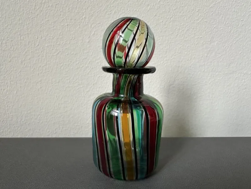 Pamono Vintage Italian Murano Glass Perfume Bottle, 1950s> Bottles, Carafes & Jugs