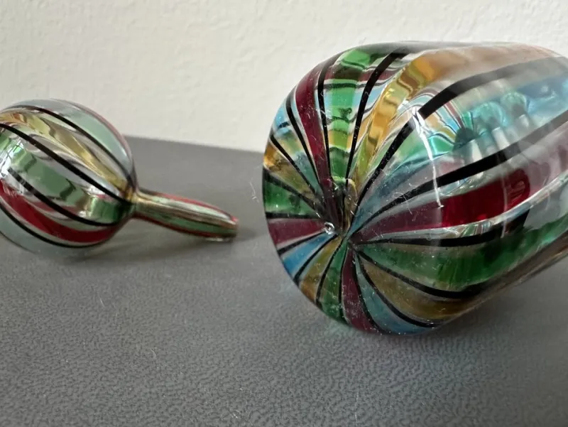 Pamono Vintage Italian Murano Glass Perfume Bottle, 1950s> Bottles, Carafes & Jugs