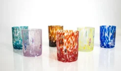 New Pamono Vintage Italian Murano Glass Water Glasses by Maryana Iskra Verres for Ribes, Set of 6