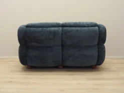 Pamono Vintage Italian Navy Blue Velour Sofa, 1970s><noscript><img width=