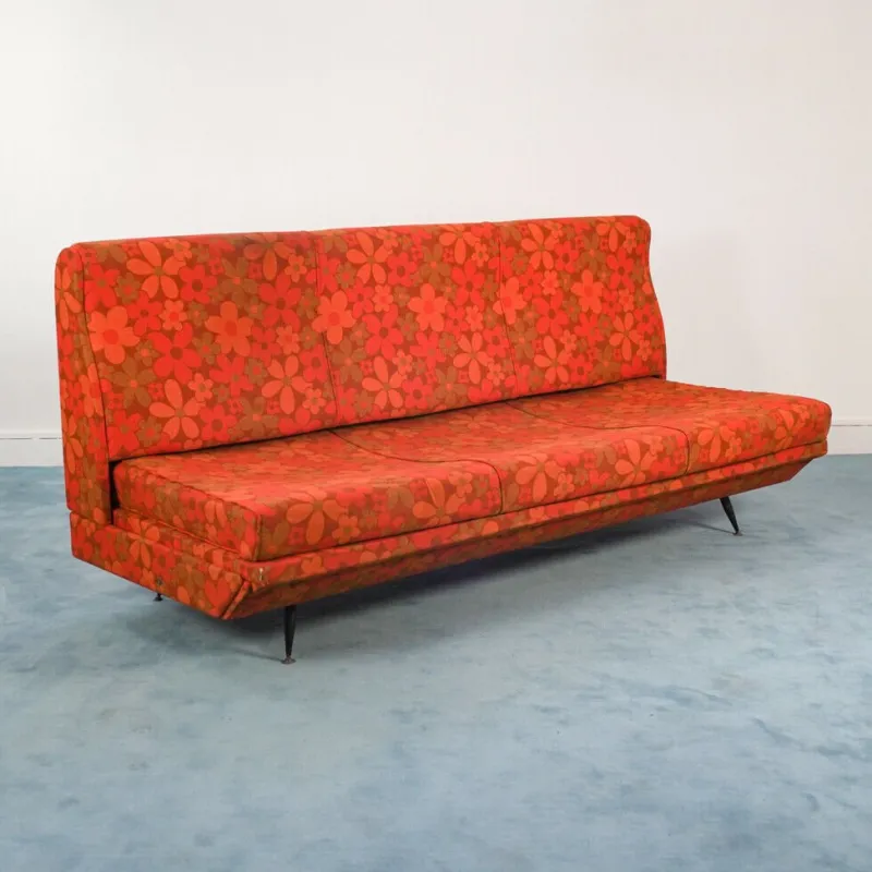 Pamono Vintage Italian Orange Sofa, 1960s> Couches & Sofas