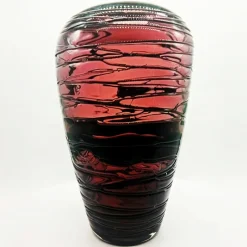 Pamono Vintage Italian Purple Vase in Murano Glass, 1970s> Vases