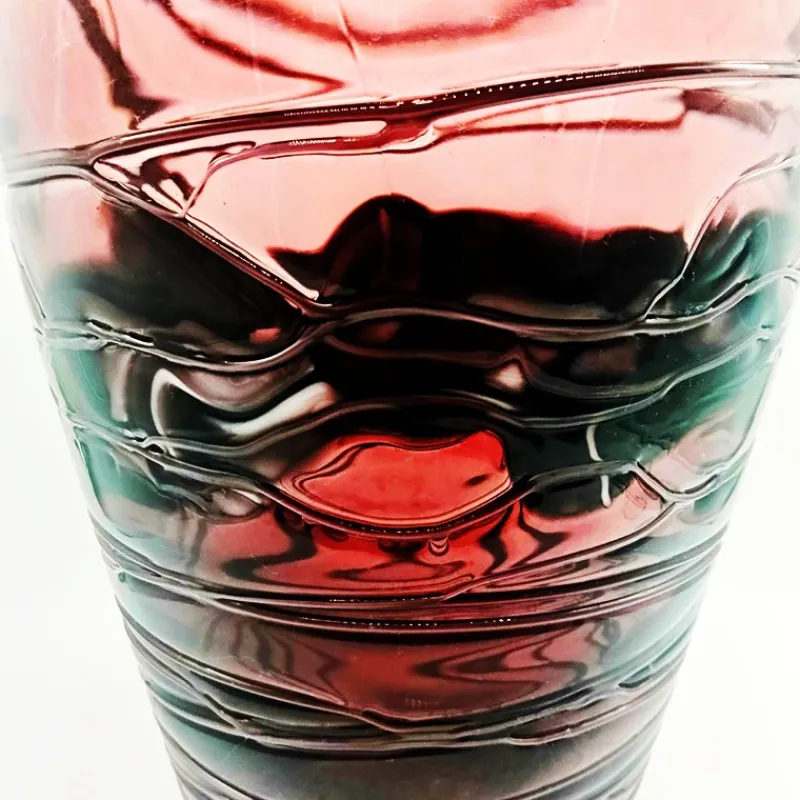 Pamono Vintage Italian Purple Vase in Murano Glass, 1970s> Vases