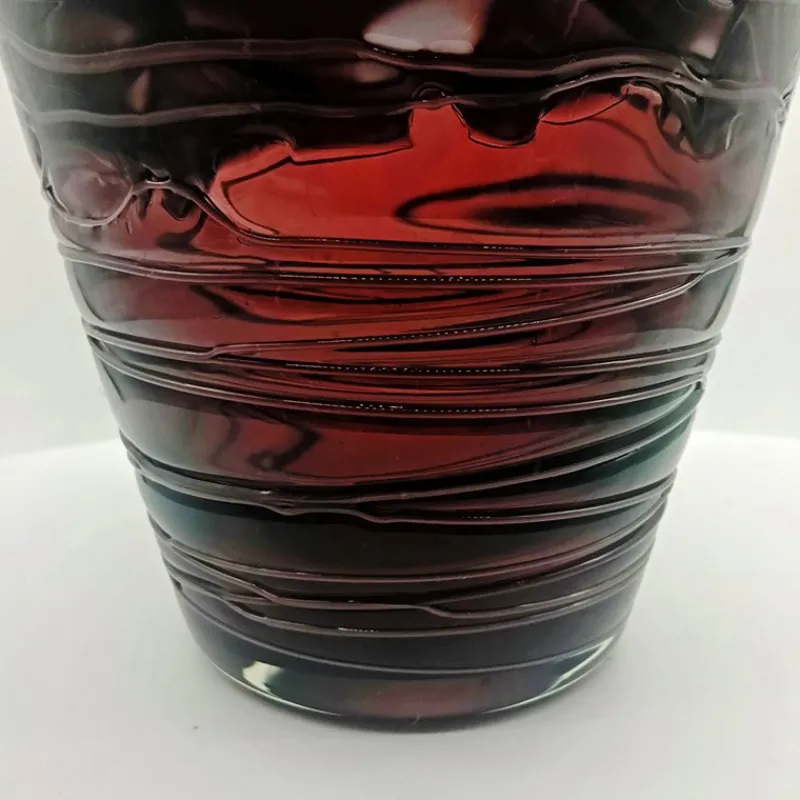 Pamono Vintage Italian Purple Vase in Murano Glass, 1970s> Vases