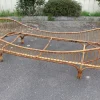 New Pamono Vintage Italian Rattan Bed, 1960s