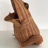 Online Pamono Vintage Italian Rattan Frog Basket, 1980s