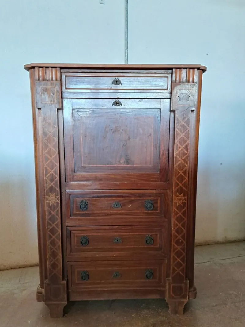 New Pamono Vintage Italian Secretary, 1890s