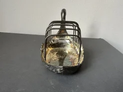 Discount Pamono Vintage Italian Silver-Plated Swan Toast Rack, 1970s