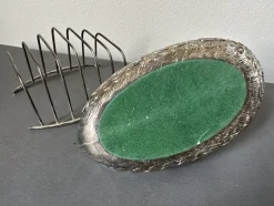 Discount Pamono Vintage Italian Silver-Plated Swan Toast Rack, 1970s
