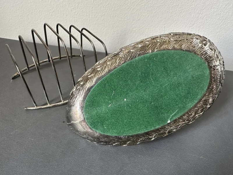Discount Pamono Vintage Italian Silver-Plated Swan Toast Rack, 1970s