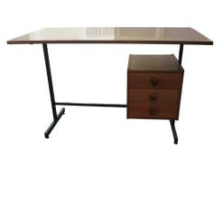 New Pamono Vintage Italian Teak Desk, 1970s