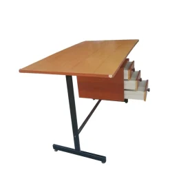 New Pamono Vintage Italian Teak Desk, 1970s