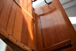 Pamono Vintage Italian Train Bench, 1920s><noscript><img width=