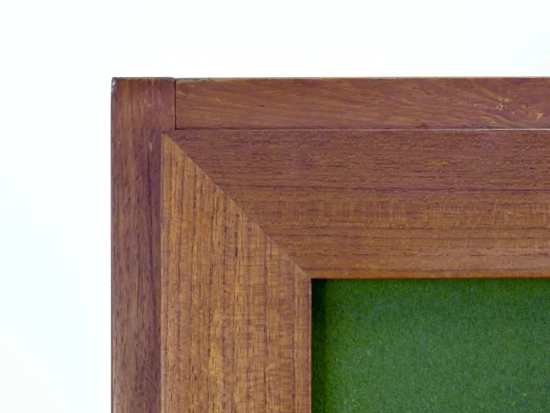 Pamono Vintage Italian Wardrobe in Teak and Velvet, 1960s> Cabinets & Wardrobes
