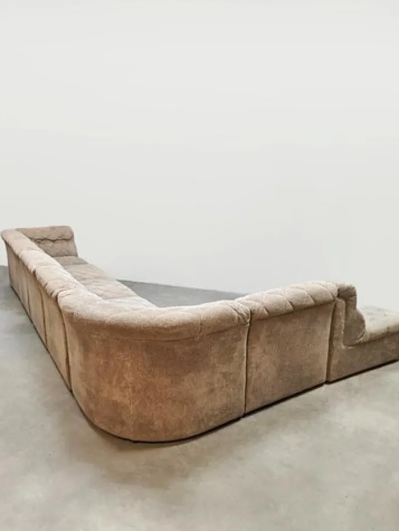 Online Pamono Vintage Ivory Beige Modular Sofa from Laauser, 1970s, Set of 7
