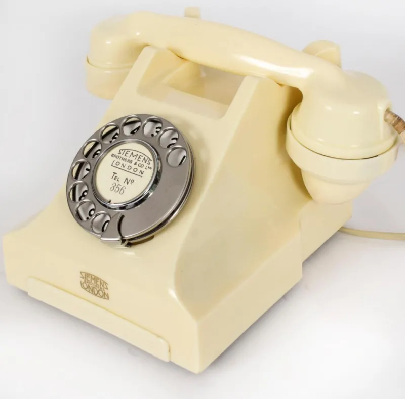Best Pamono Vintage Ivory Colour 356 Telephone from Siemens, 1950s