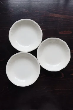Clearance Pamono Vintage Ivory Earthenware Soup Plates by Marli Fretwork, 1980s, Set of 10