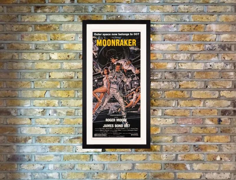 Outlet Pamono Vintage James Bond Moonraker Daybill Movie Poster, Australia, 1979