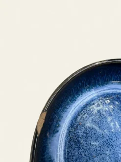 New Pamono Vintage Japanese Bowl Set in Cobalt Blue, 1970s, Set of 6