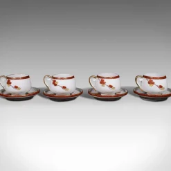 Pamono Vintage Japanese 4-Person Tea Set in Ceramic, 1940s, Set of 13><noscript><img width=