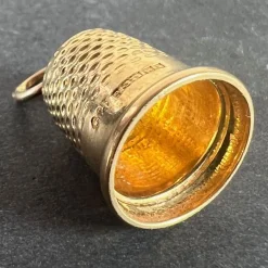Pamono Vintage 9k Yellow Gold Charm Pendant, 1990s><noscript><img width=