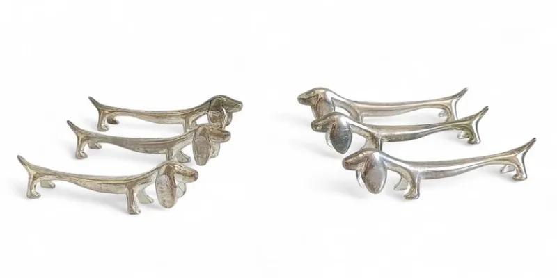 Pamono Vintage Knife Rests, Set of 6> Dinnerware Accessories