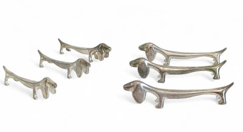 Pamono Vintage Knife Rests, Set of 6> Dinnerware Accessories