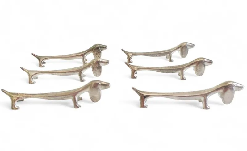 Pamono Vintage Knife Rests, Set of 6> Dinnerware Accessories