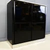 Best Pamono Vintage Lacquer and Marble Bar Cabinet, 1970s