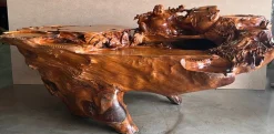 Pamono Vintage Lacquered Root Buddha Shrine Fountain, 1950> Garden Accessories