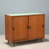 Pamono Vintage Laminate and Teak Veneer Cupboard, Italy, 1960s> Sideboards & Buffets