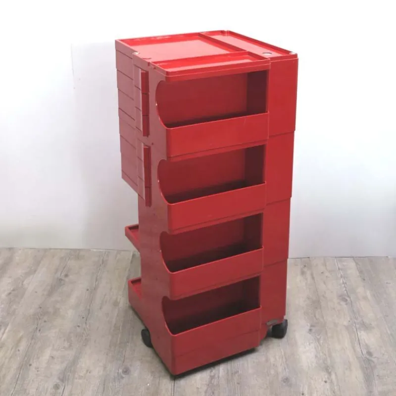 Pamono Vintage Large Boby Trolley by Joe Colombo for Bieffeplast, 1969> Serving Bar Carts & Trolleys