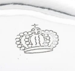 Pamono Vintage Large Silver Plated Punch Bowl Cooler with Floral Decoration