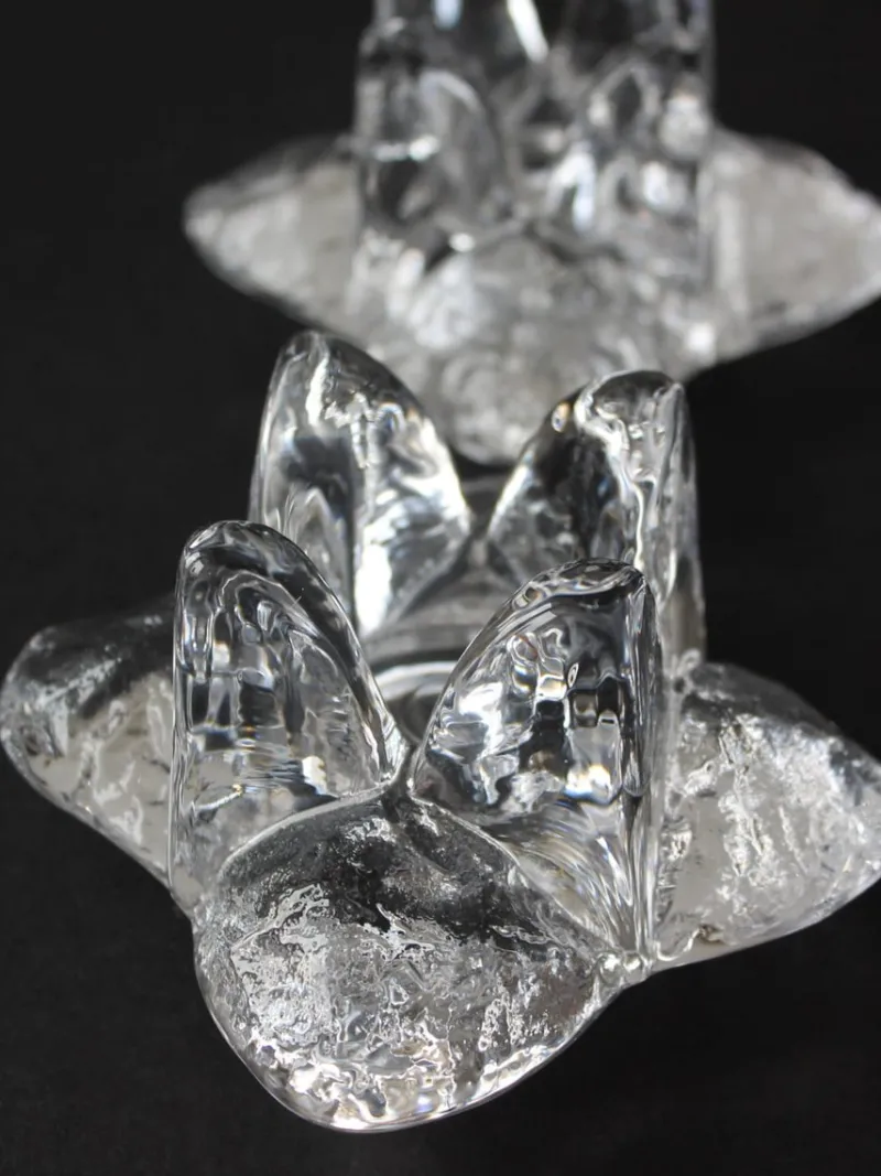 Clearance Pamono Vintage Lead Crystal Candleholders by Ann Wolff for Kosta Boda, 1970, Set of 2