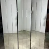 Pamono Vintage 3-Leaf Screen in Beveled Mirrors, 1980s> Room Dividers & Screens