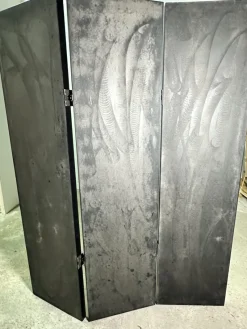 Pamono Vintage 3-Leaf Screen in Beveled Mirrors, 1980s><noscript><img width=
