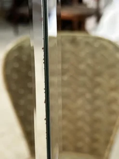 Pamono Vintage 3-Leaf Screen in Beveled Mirrors, 1980s><noscript><img width=