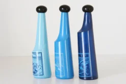 Pamono Vintage Liquor Bottles by Salvador Dali for Rosso Antico, Set of 3><noscript><img width=