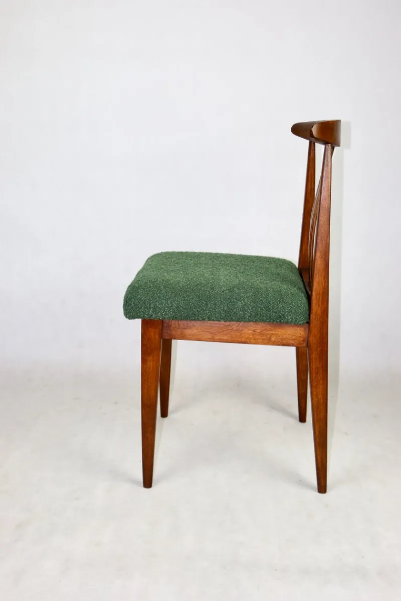 Hot Pamono Vintage Loft Chair in Green Bouclé, 1970s
