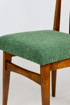 Hot Pamono Vintage Loft Chair in Green Bouclé, 1970s