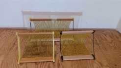 New Pamono Vintage LP Stand, 1970s, Set of 3