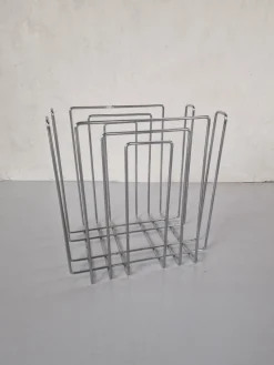Pamono Vintage Magazine Rack by Willi Glaeser, 1980s> Magazine Racks