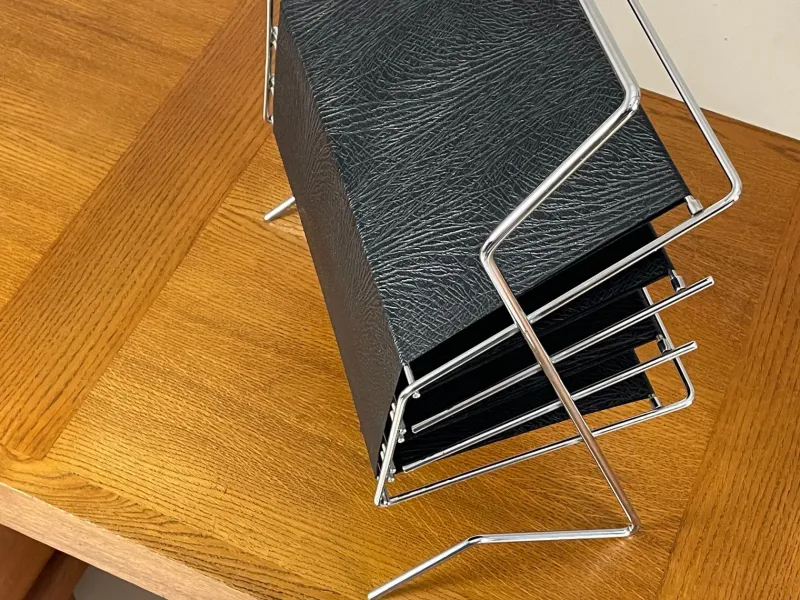 Clearance Pamono Vintage Magazine Rack from Voss, Germany, 1960s