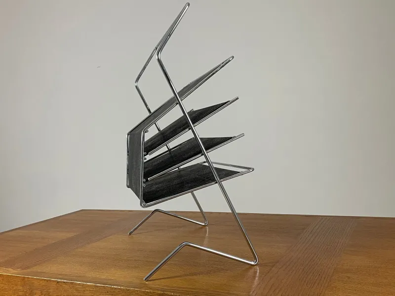 Clearance Pamono Vintage Magazine Rack from Voss, Germany, 1960s